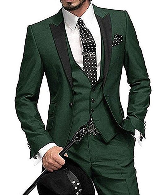 Men's Three-piece Suit Bridegroom Best Man Wedding Suit Men | TRENDMAKERMODE™ 