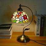 Veilleuse tiffany chambre Lampe de bureau Retro en verre - Vignette | TRENDMAKERMODE™ 