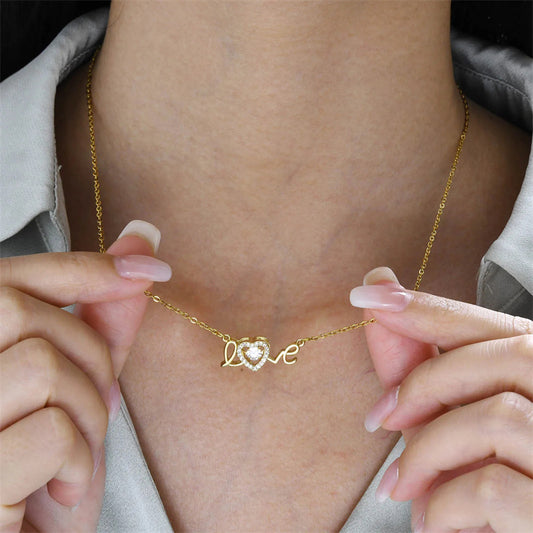 Collier nom "Love Smart" Valentine Day en acier de titane | TRENDMAKERMODE™ 