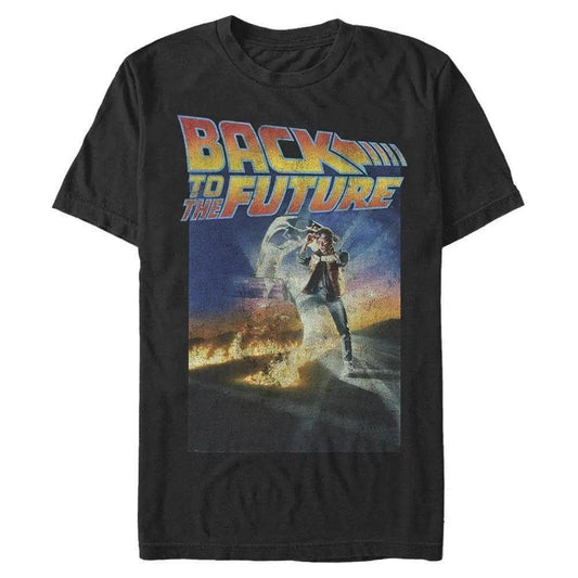 Back to the Future - Original Poster - T-Shirt | Apparel | category : T-Shirts, fit : Unisex, franchise : Back to the Future, genre : Movies, In Stock, is_preoder, Movies, open | Fifth Sun