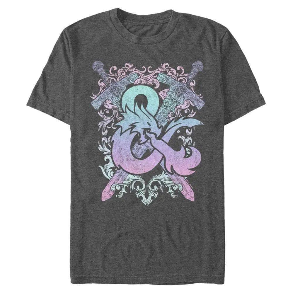 Dungeons and Dragons - Pastel Logo - T-Shirt | Apparel | Best Sellers, category : T-Shirts, fandom : Dungeons and Dragons, fit : Unisex, franchise : Dungeons and Dragons, genre : Table Top Games, In Stock, is_not_discountable, is_preoder, open | Fifth Sun