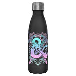 Dungeons and Dragons - Pastel Playable - Black 17 oz Stainless Steel Bottle - Vignette | TRENDMAKERMODE™ 