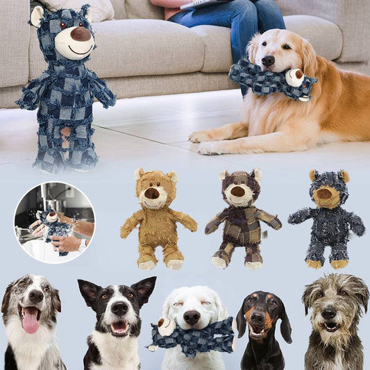 (1+1 GRATIS) Woofy Bear™️ | Onbreekbaar plezier met onverwoestbaar beerspeeltje | all, dogs, pets | Sorandi.nl