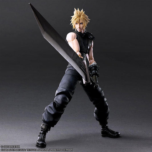 Final Fantasy - VII Rebirth Cloud Strife Play Arts Kai - Action Figure | Collectibles | category : Action Figures, character : Cloud Strife, fandom : Final Fantasy, fandom : PlayStation, franchise : Final Fantasy, franchise title : Final Fantasy VII Rebirth, genre : Video Games | UTC/Square Enix