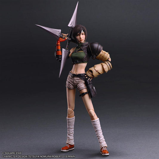 Final Fantasy - VII Rebirth Yuffie Kisaragi Play Arts Kai - Action Figure | Collectibles | category : Action Figures, character : Yuffie Kisaragi, fandom : Final Fantasy, fandom : PlayStation, franchise : Final Fantasy, franchise title : Final Fantasy VII Rebirth, genre : Video Games | UTC/Square Enix