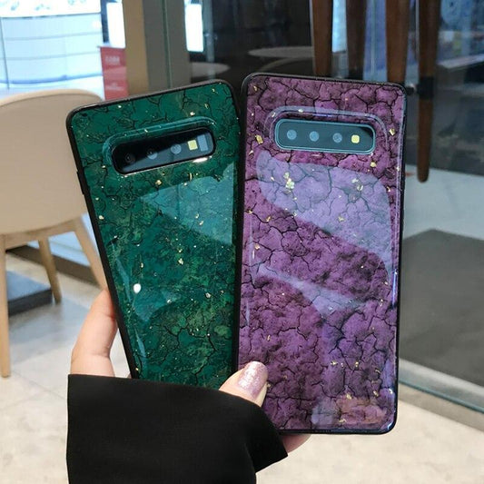 Coque luxe Haute Protection Avec Motif Marbre Pour Samsung