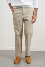 TEXTURED COTTON PANTS - Vignette | TRENDMAKERMODE™ 