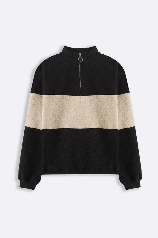 SHEARLING PULL-OVER