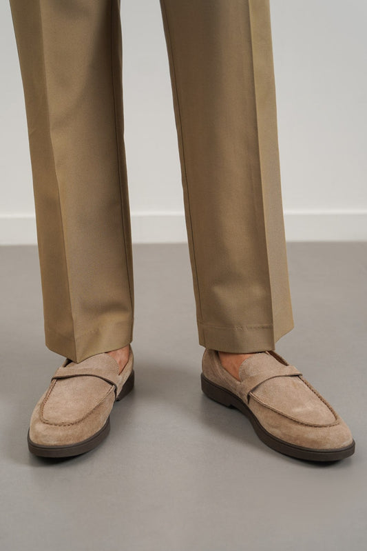 SUEDE LEATHER LOAFERS