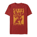 Metroid - Samus Aran Negative Space - T-Shirt - Vignette | TRENDMAKERMODE™ 