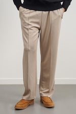 STRAIGHT KNITTED PANTS - Vignette | TRENDMAKERMODE™ 