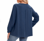 Audrey™ | Comfortabele blouse met lange mouwen - Vignette | TRENDMAKERMODE™ 