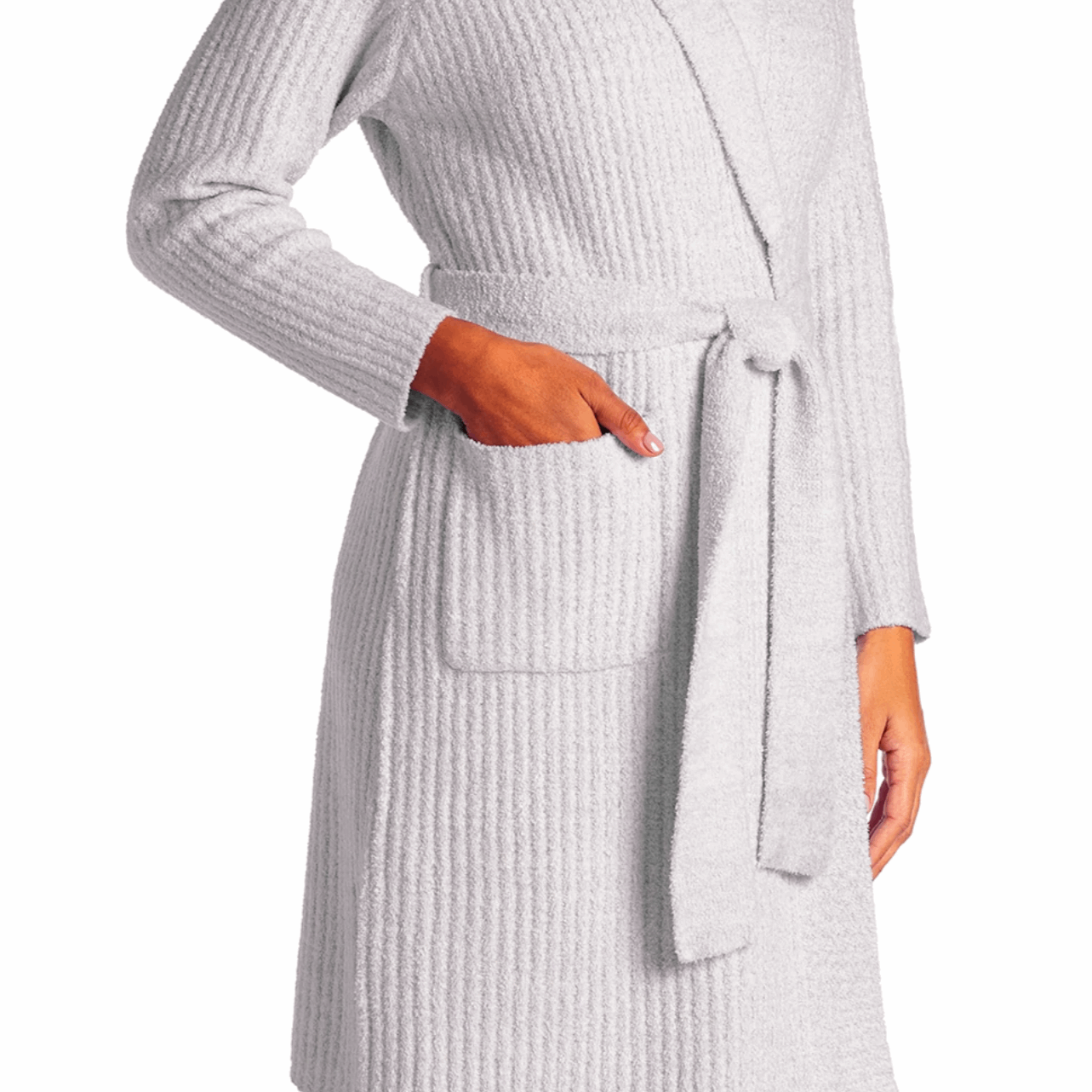 38" Marshmallow Wrap Robe- Heather Grey | Clothing-Lounge-Pajamas | Best Seller | SOFTIES