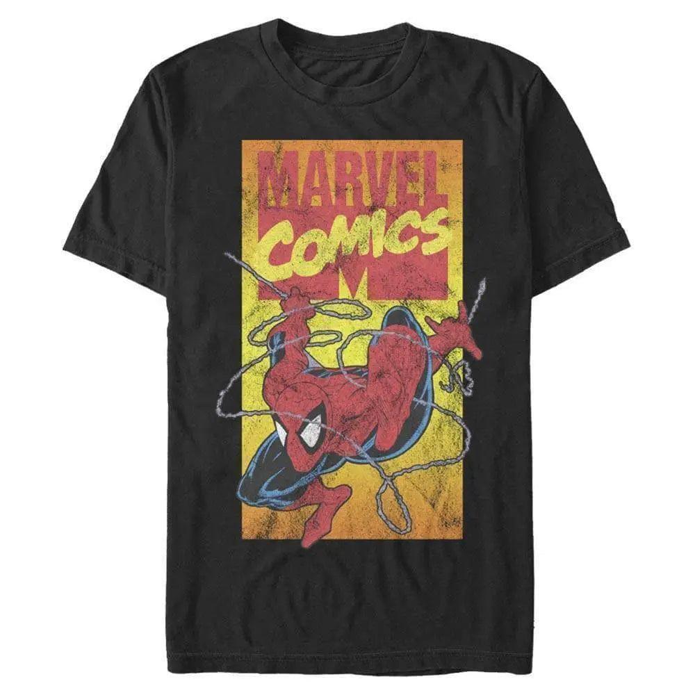 Spider-Man - Marvel Spidey Badge - T-Shirt | Apparel | Best Sellers, category : T-Shirts, character : Spider-Man, fandom : Marvel, fit : Unisex, franchise : Spider-Man, genre : Comics, In Stock, is_not_discountable, is_preoder, open | Fifth Sun