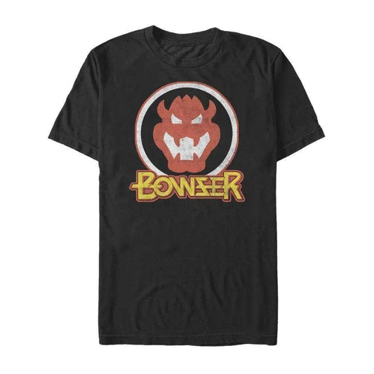 Super Mario Bros. - Bowser Rocker Style - T-Shirt | Apparel | category : T-Shirts, character : Bowser, fandom : Nintendo, fit : Unisex, franchise : Super Mario Bros., Gaming, genre : Video Games, In Stock, is_preoder, Nintendo, open | Fifth Sun