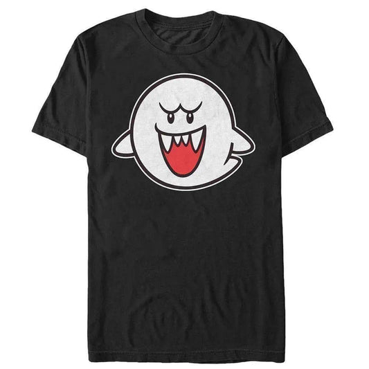 Super Mario Bros. - Mario Boo - T-Shirt | Apparel | category : T-Shirts, character : Boo, fandom : Nintendo, fit : Unisex, franchise : Super Mario Bros., Gaming, genre : Video Games, In Stock, is_preoder, Nintendo, open | Fifth Sun