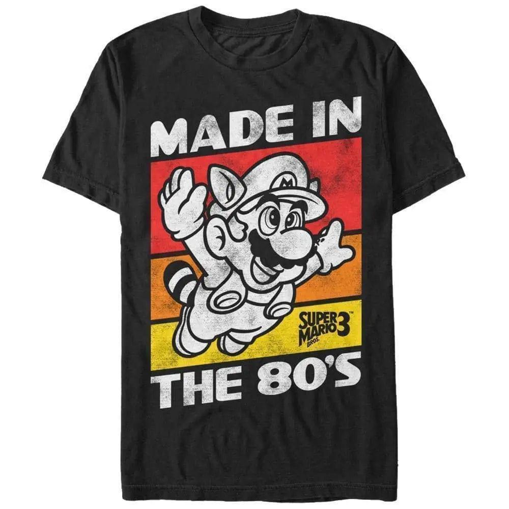 Super Mario Bros. - True '80s Kid - T-Shirt | Apparel | Best Sellers, category : T-Shirts, character : Mario, fandom : Nintendo, fit : Unisex, franchise : Super Mario Bros., Gaming, genre : Video Games, In Stock, is_preoder, Nintendo, open | Fifth Sun