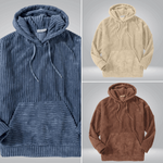 Barrett™ | Stijlvolle fluwelen hoodie - Vignette | TRENDMAKERMODE™ 