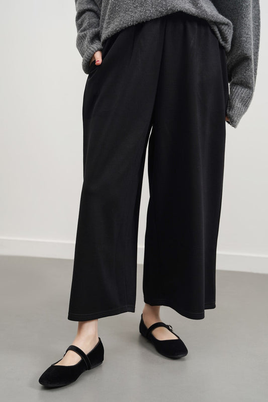 HIGH-WAIST CULOTTES | CULOTTES | collection-fall-winter-24, collection-woman-apparel-new-in, collection-woman-fall-winter-24, collection-woman-pants, FW-24, WOMAN | LAMA