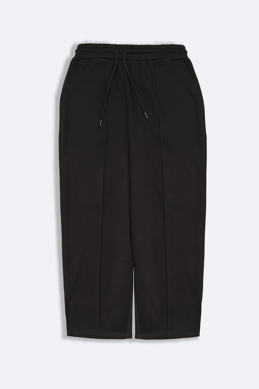 PLEATED NEOPRENE TROUSERS | TROUSERS | _truebody_text, collection-fall-winter-24, collection-true-body, collection-woman-apparel-new-in, collection-woman-fall-winter-24, collection-woman-pants, FW-24, WOMAN | LAMA