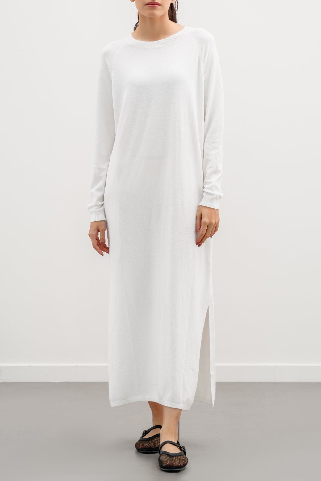 RIBBED LONG DRESS | DRESSES | 23-Oct-2024, 298-Codes, collection-fall-winter-24, collection-woman-apparel-new-in, collection-woman-dresses, collection-woman-fall-winter-24, FW-24, WOMAN | LAMA