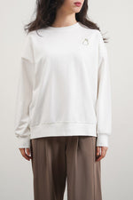 EMBROIDERED SWEATSHIRT - Vignette | TRENDMAKERMODE™ 