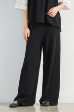 SOFT-KNIT STRAIGHT TROUSERS - Vignette | TRENDMAKERMODE™ 