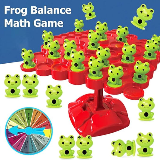 🐸Montessori Frog Balance Tree játék