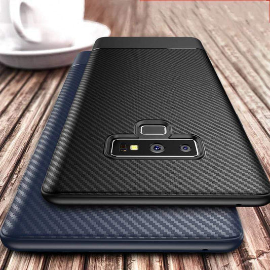 Coque de Fibre de Carbone avec Technologie Absorption des Chocs Pour Samsung