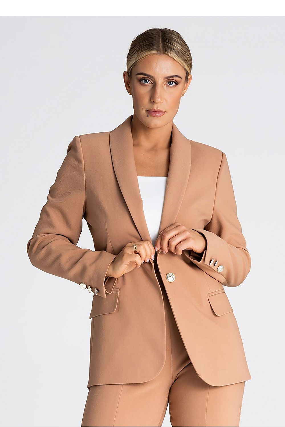 Blazer femme model 192071 Figl | Gilets femme, Matterhorn_Category_/FEMME/V?tements Femme/Blazers femme, Matterhorn_Color_brun, Matterhorn_ProductId_192071, Matterhorn_Type_Blazer femme, Matterhorn_Vendor_Figl | Figl