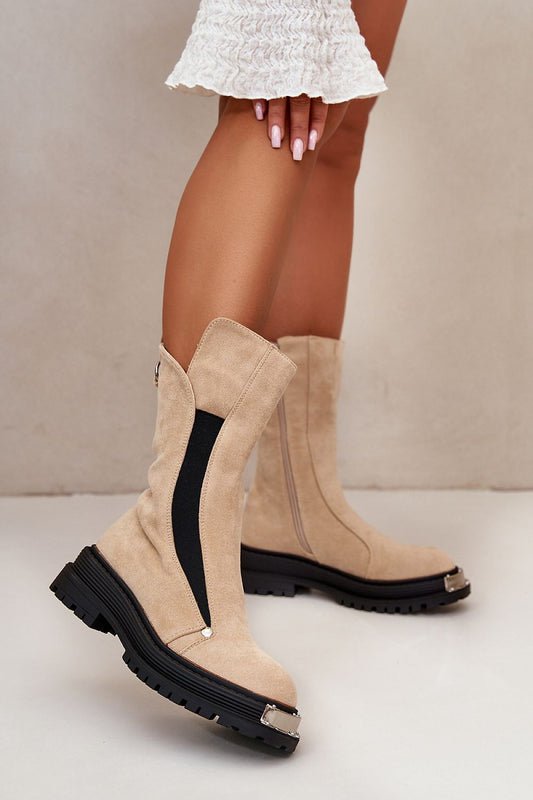 Bottes model 199848 Step in style | Matterhorn_Category_/FEMME/Chaussures Femme/Bottes et boots, Matterhorn_Color_beige, Matterhorn_ProductId_199848, Matterhorn_Type_Bottes, Matterhorn_Vendor_Step in style | Step in style