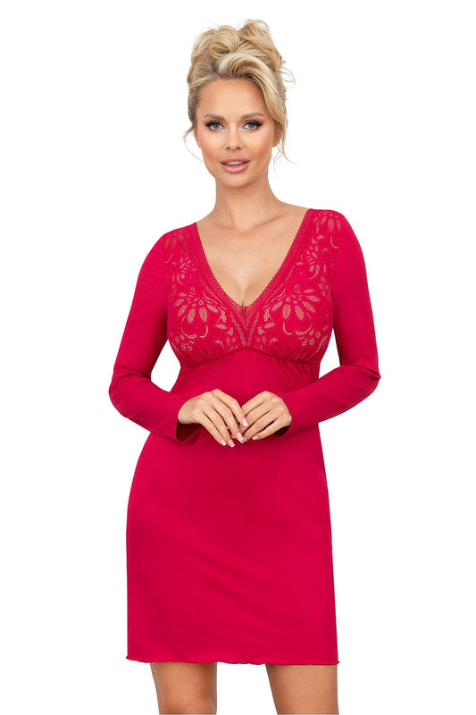 Chemise de nuit model 201505 Donna | Chemises de Nuit, Matterhorn_Category_/FEMME/Lingerie/V?tements et Lingerie de Nuit/Nuisettes, Matterhorn_Color_rouge, Matterhorn_ProductId_201505, Matterhorn_Type_Chemise de nuit, Matterhorn_Vendor_Donna | Donna