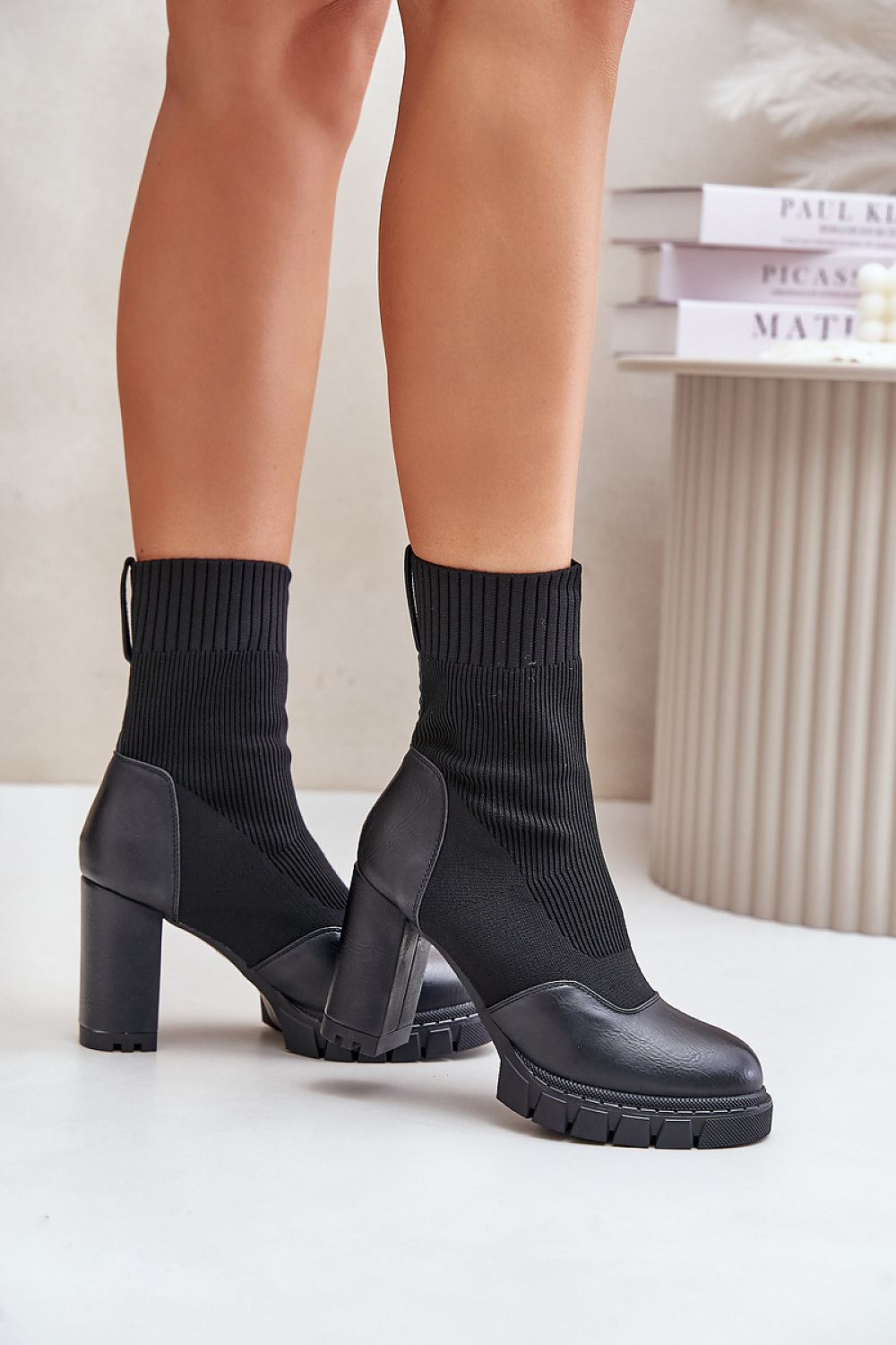 Bottes à talons model 202155 Step in style | Matterhorn_Category_/FEMME/Chaussures Femme/Bottes et boots, Matterhorn_Color_noir, Matterhorn_ProductId_202155, Matterhorn_Type_~Botki na obcasie, Matterhorn_Vendor_Step in style | Step in style