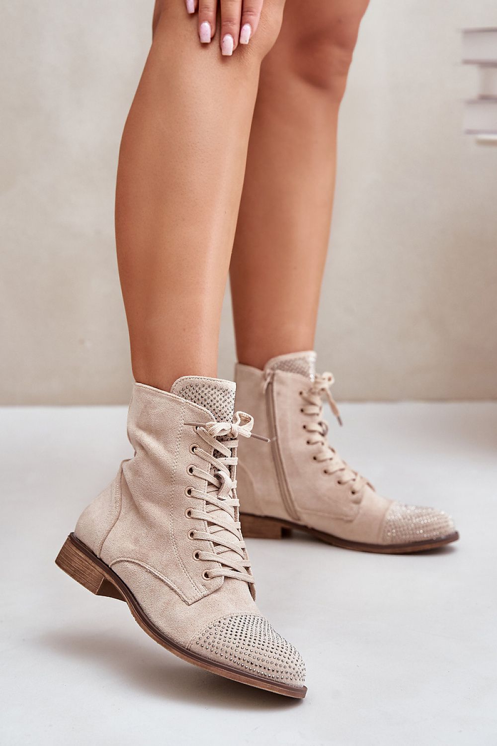 Bottes model 202159 Step in style | Matterhorn_Category_/FEMME/Chaussures Femme/Bottes et boots, Matterhorn_Color_beige, Matterhorn_ProductId_202159, Matterhorn_Type_~Botki, Matterhorn_Vendor_Step in style | Step in style