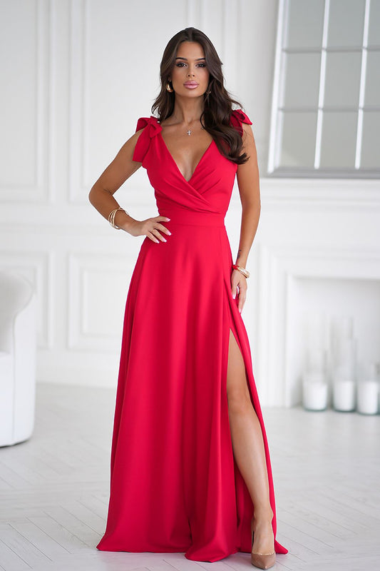 Robe longue model 202371 Bicotone | Matterhorn_Category_/FEMME/V?tements Femme/Robes/Robes de Soirée, Matterhorn_Color_rouge, Matterhorn_ProductId_202371, Matterhorn_Type_~Suknia długa, Matterhorn_Vendor_Bicotone | Bicotone