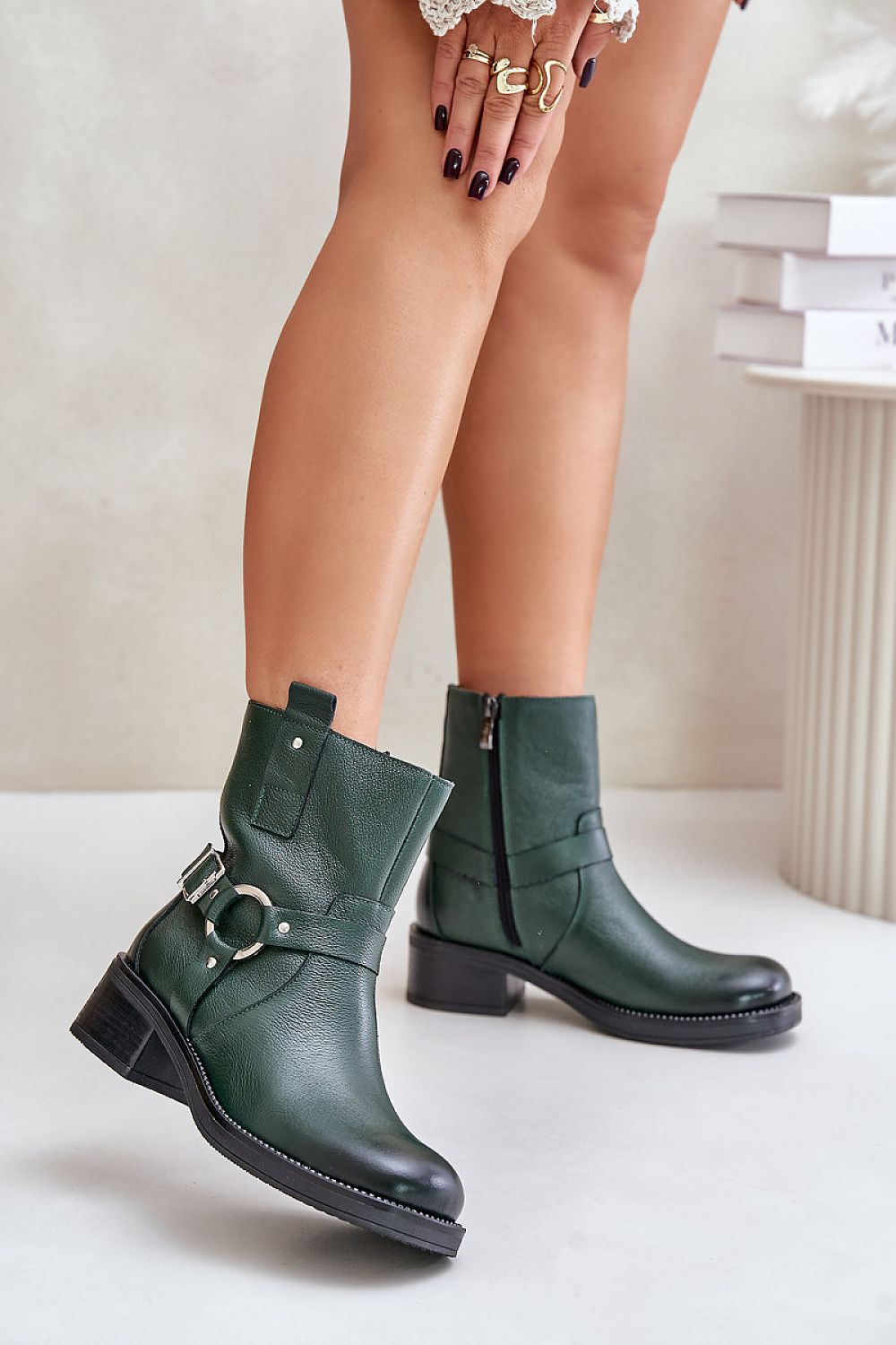 Bottes model 202818 Step in style | Matterhorn_Category_/FEMME/Chaussures Femme/Bottes et boots, Matterhorn_Color_vert, Matterhorn_ProductId_202818, Matterhorn_Type_~Botki, Matterhorn_Vendor_Step in style | Step in style