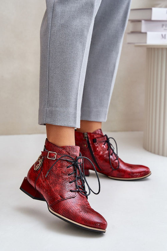 Bottes model 202825 Step in style | Matterhorn_Category_/FEMME/Chaussures Femme/Bottes et boots, Matterhorn_Color_rouge, Matterhorn_ProductId_202825, Matterhorn_Type_~Botki, Matterhorn_Vendor_Step in style | Step in style