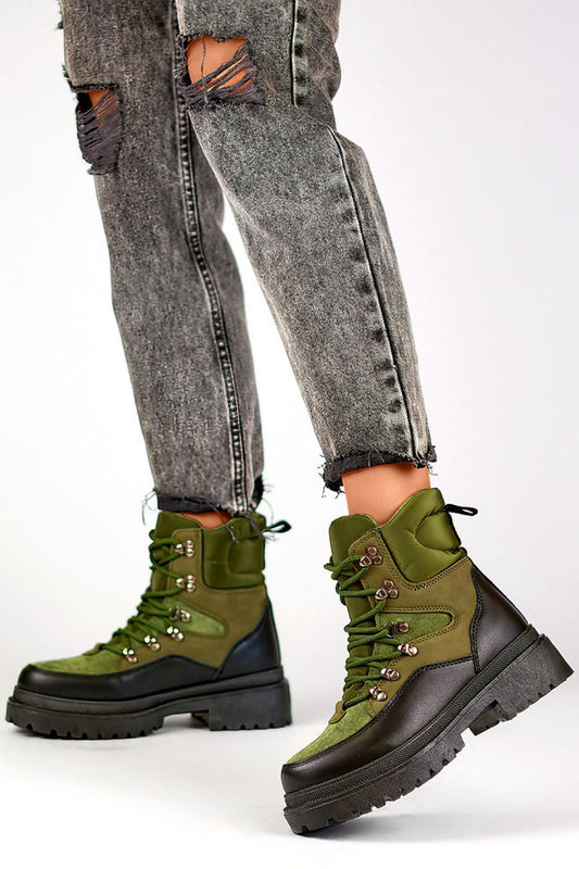 Bottes trappeur model 203045 PRIMO | Matterhorn_Category_/FEMME/Chaussures Femme/Bottes et boots, Matterhorn_Color_vert, Matterhorn_ProductId_203045, Matterhorn_Type_~Trapery, Matterhorn_Vendor_PRIMO | PRIMO