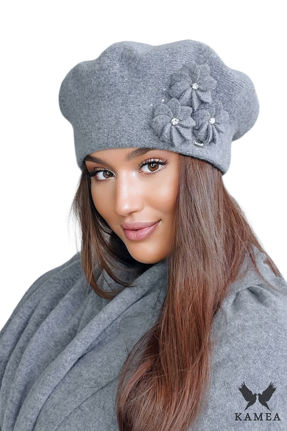 Béret  model 205479 Kamea | Matterhorn_Category_/FEMME/Sacs et Accessoires/Accessoires/Bonnets et chapeaux, Matterhorn_Color_gris, Matterhorn_ProductId_205479, Matterhorn_Type_Béret, Matterhorn_Vendor_Kamea | Kamea