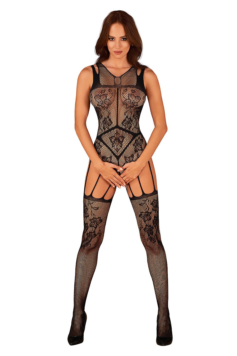 Bodystocking model 177511 Obsessive | Caracos, Corsets, Cullotes Sexy Et Leggins, Lingerie Érotique/Bodys, Matterhorn_Category_/FEMME/Lingerie/Lingerie Sexy, Matterhorn_Color_noir, Matterhorn_ProductId_177511, Matterhorn_Type_Bodystocking, Matterhorn_Vendor_Obsessive, Porte-Jarreteles | Obsessive