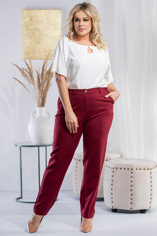 Pantalon taille plus model 184893 Karko