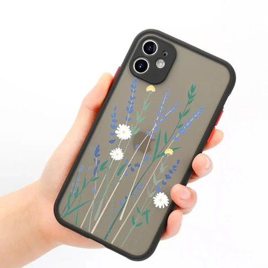 Coque de Téléphone à motif floral pour Samsung Galaxy