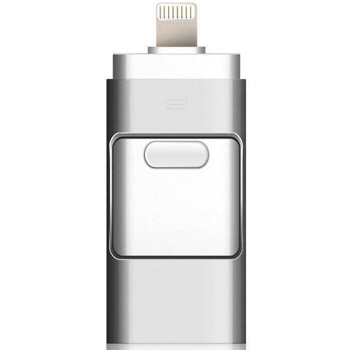 Mémoire Externe iPhone / iPad / Samsung - 16GB / Argent - Accessoires Smartphone