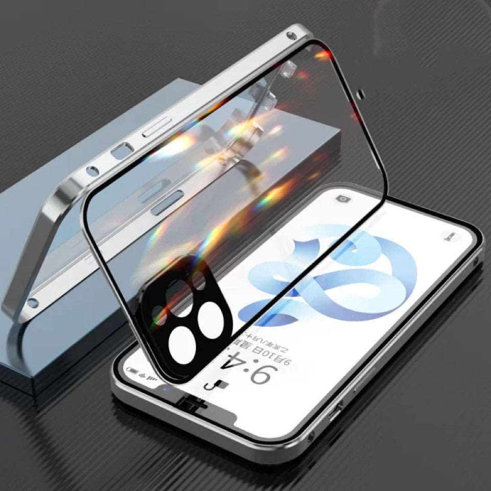 Compatible with Apple, For Iphone12 Double-Sided Buckle Magneto Mobile Phone Case