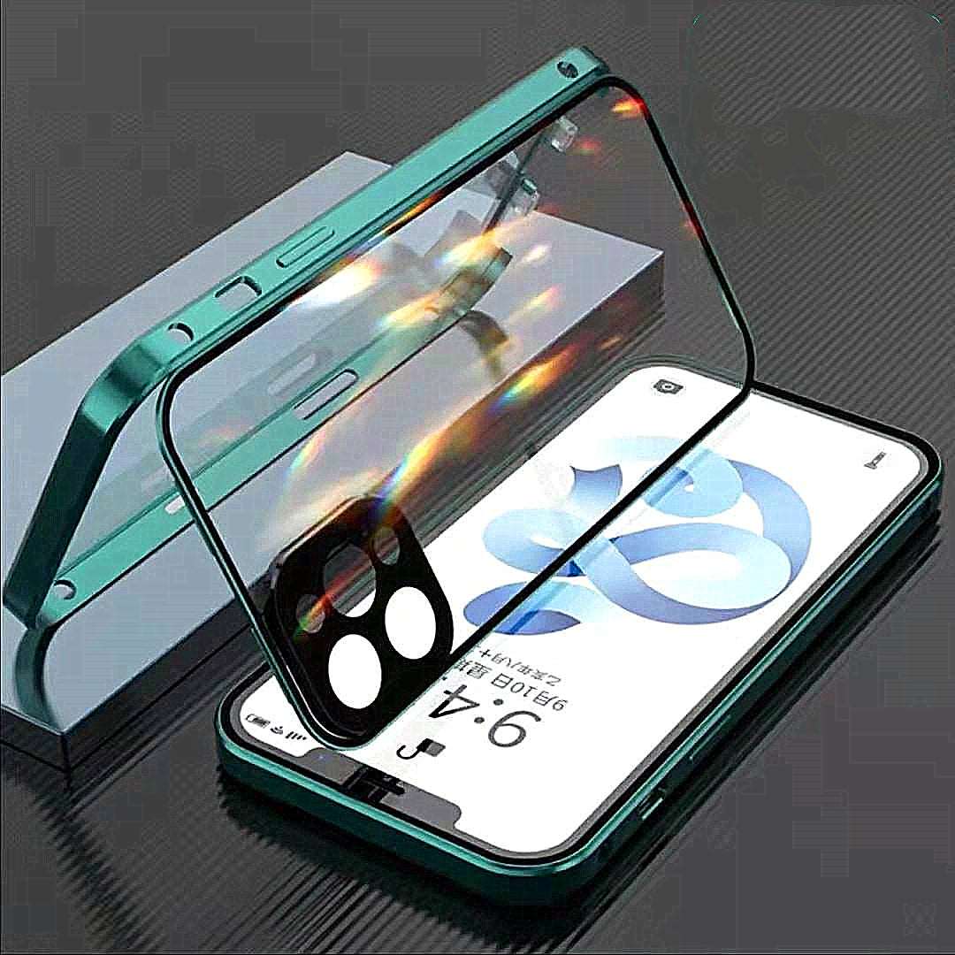 Compatible with Apple, For Iphone12 Double-Sided Buckle Magneto Mobile Phone Case