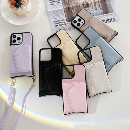 Solid Color Mobile Phone Case With Mirror | sekhmetstore