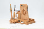 iPhone-hoesje Bamboe, hout en mobiele Applewatch - Vignette | TRENDMAKERMODE™ 