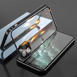 Goggles Magneto dubbelzijdig glazen telefoonhoesje met magnetisch metalen frame - Vignette | TRENDMAKERMODE™ 