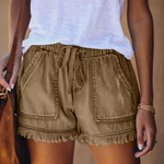 Laura™ | Modieuze shorts met trekkoord - Vignette | TRENDMAKERMODE™ 