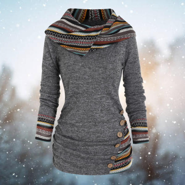 Eva™ | Casual Tribal Hoodie | Sweater tribal | Modehaus MEYER